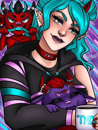 Portrait of TheMFDetra